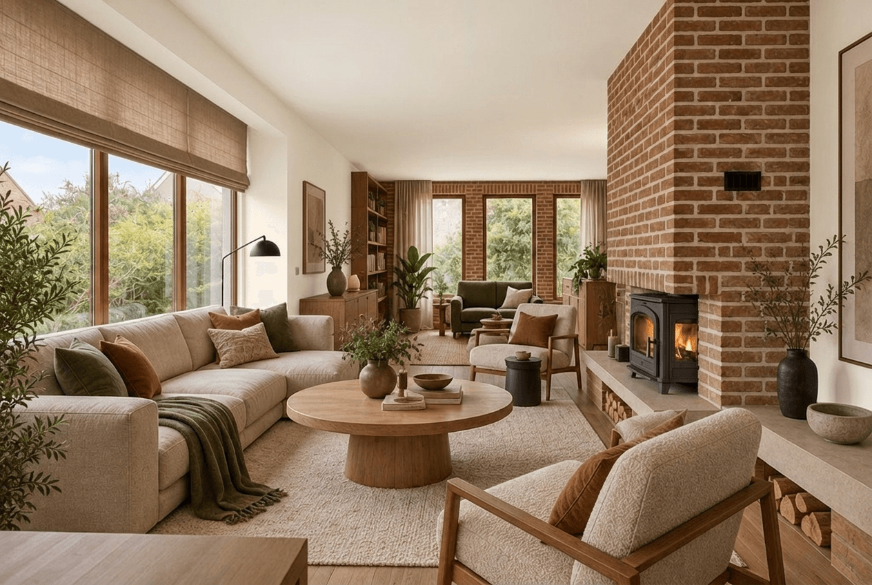 Interior design in Contemporary style — Living Room by GenRoom AI
