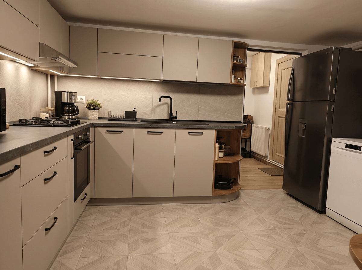 Contemporary Kitchen design — interior photo by GenRoom AI