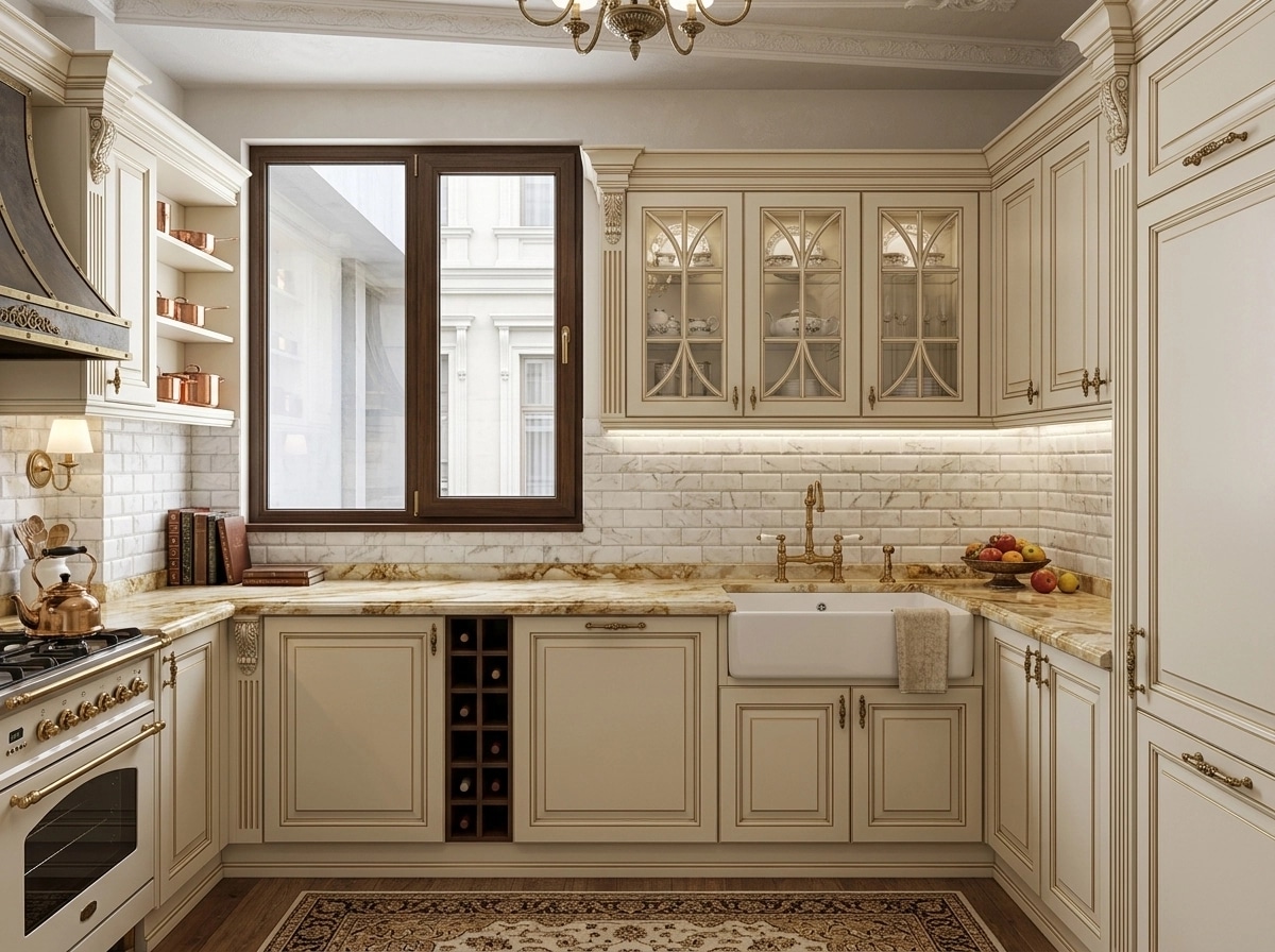 Interior design in Classic style — Kitchen by GenRoom AI