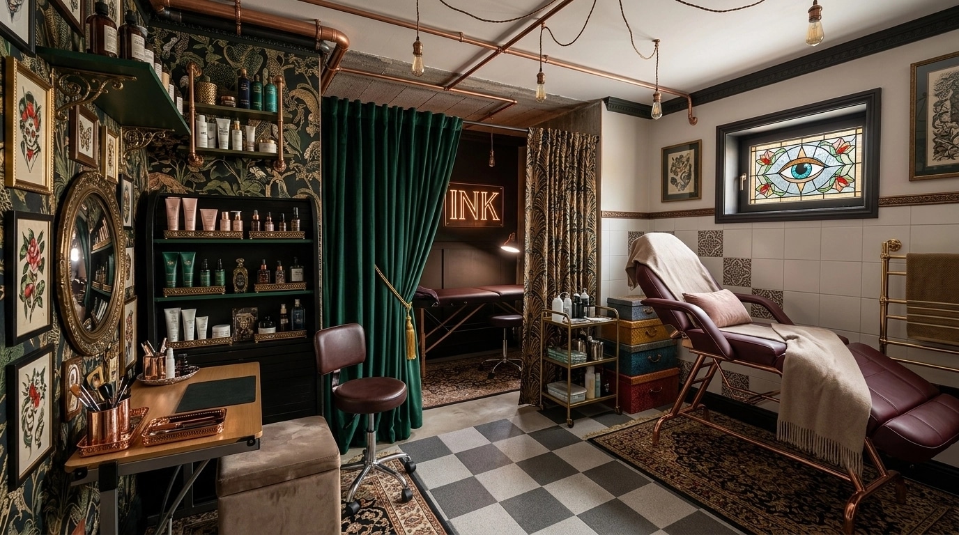Interior design in Maximalist style — beauty_salon by GenRoom AI