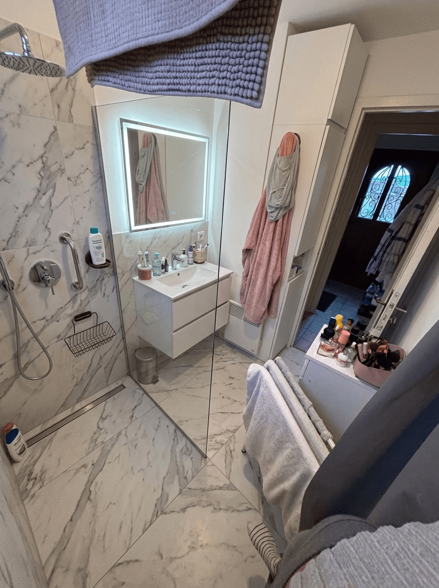 Bathroom interior in no_style style — photo by GenRoom AI