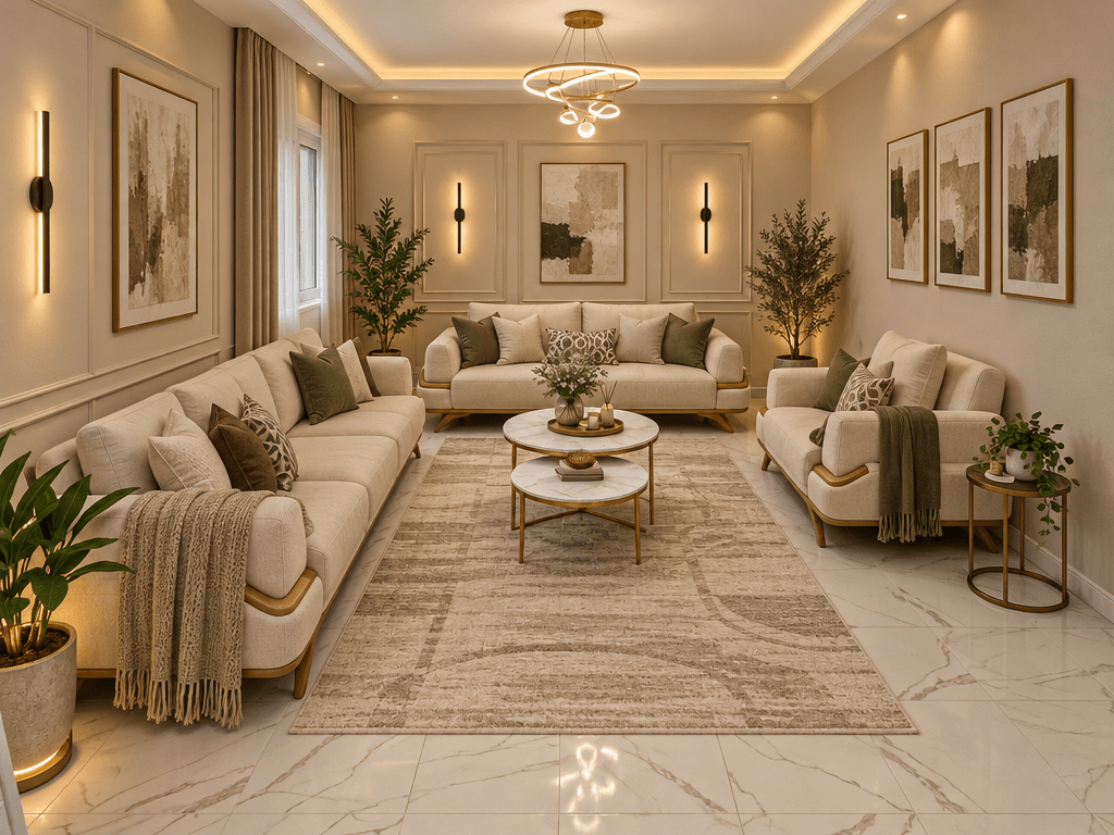 Interior design in Contemporary style — Living Room by GenRoom AI