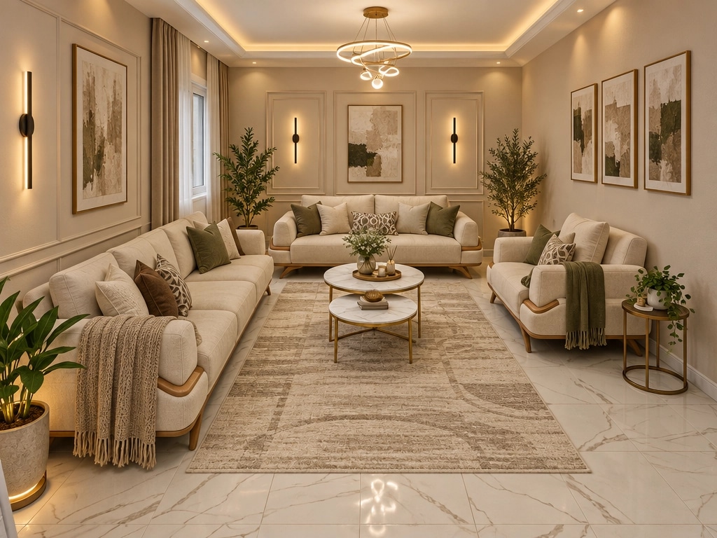 Interior design in Contemporary style — Living Room by GenRoom AI