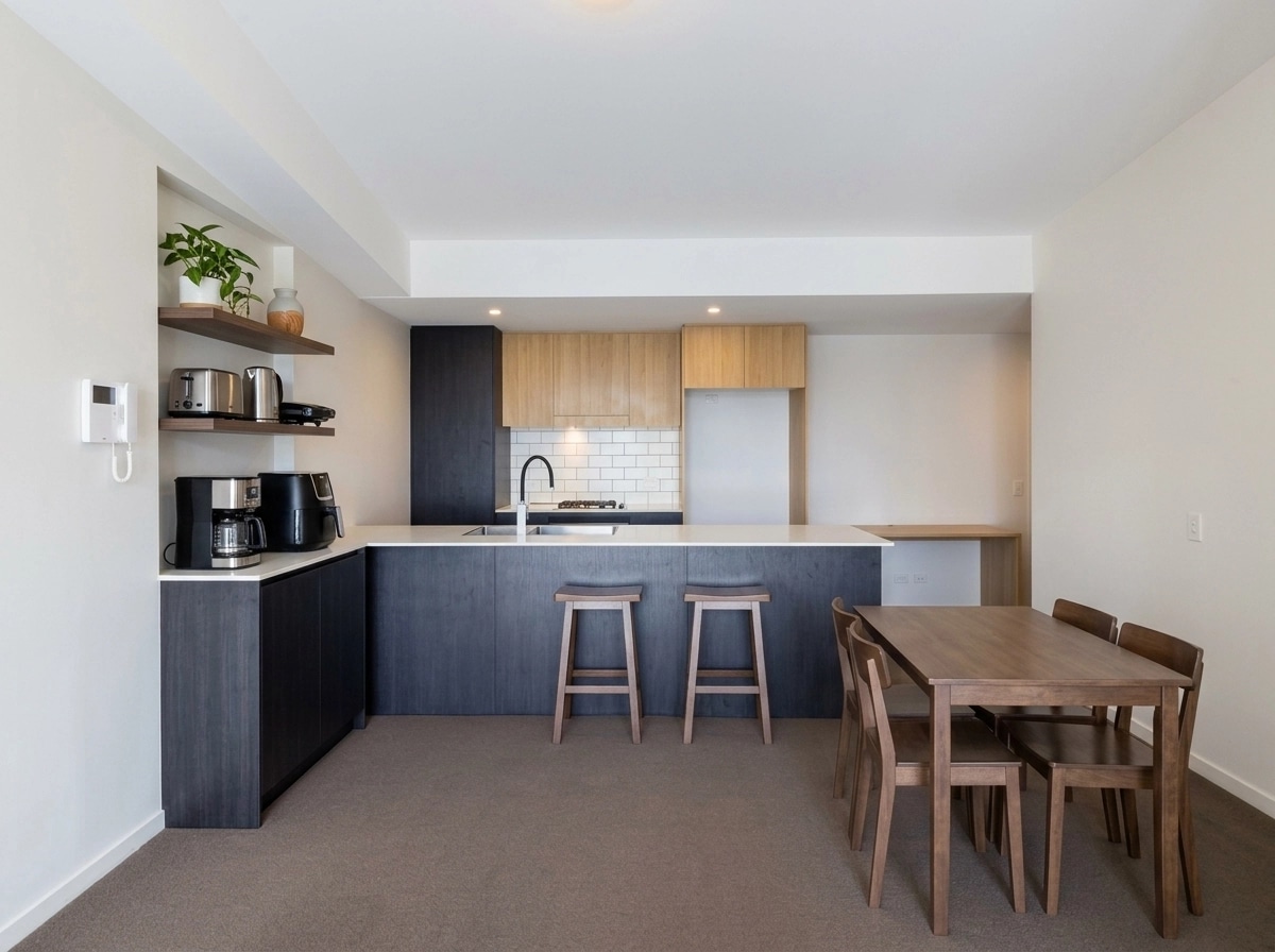 Kitchen interior in no_style style — photo by GenRoom AI