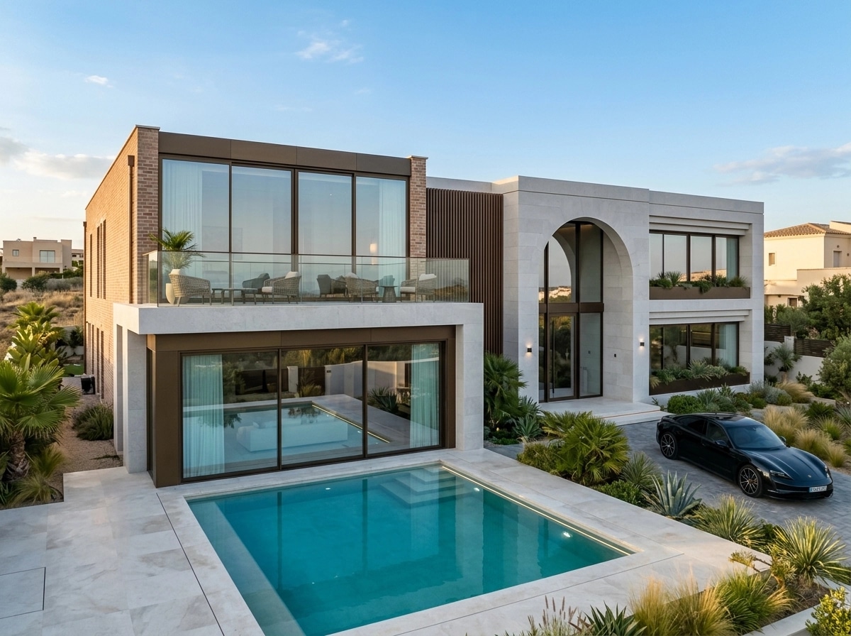 Facade design in Contemporary Facade style — Facade by GenRoom AI