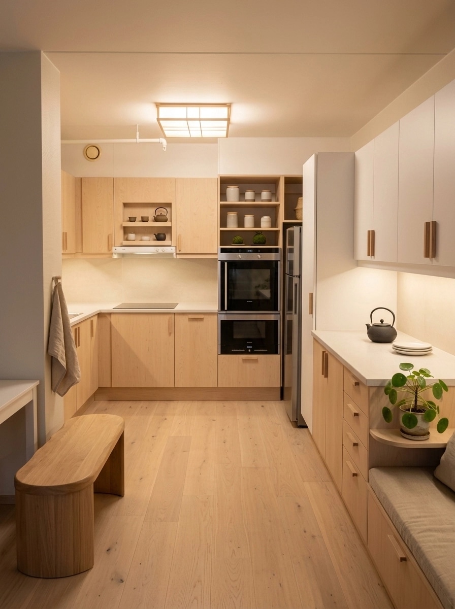Scandinavian Kitchen design — interior photo by GenRoom AI
