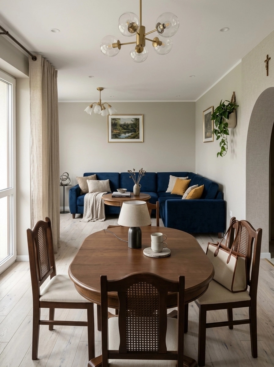 Interior design in Contemporary style — Living Room by GenRoom AI