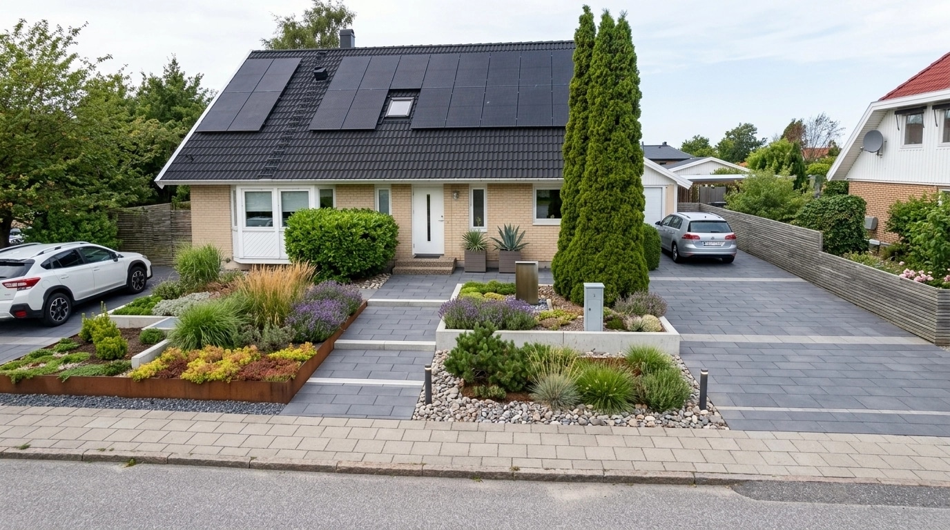 Landscape design in Contemporary Yard style — Yard by GenRoom AI