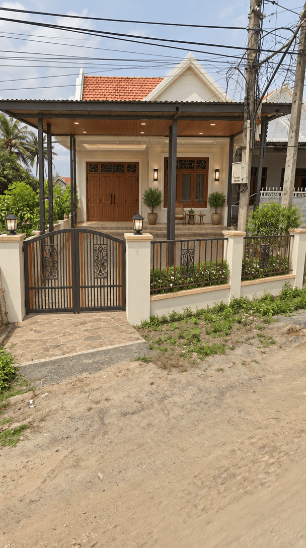 Facade design in Mediterranean Facade style — Facade by GenRoom AI