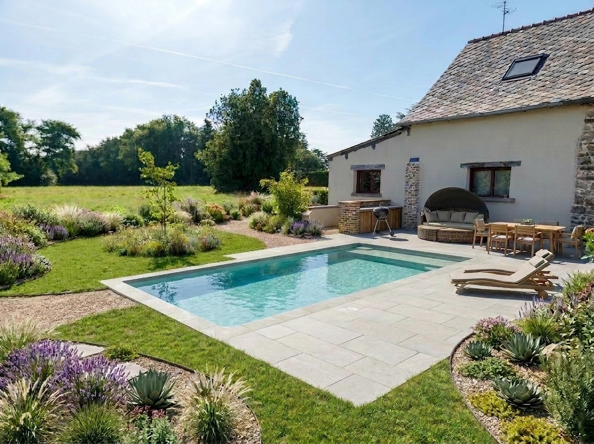 Landscape design in Contemporary Yard style — Yard by GenRoom AI