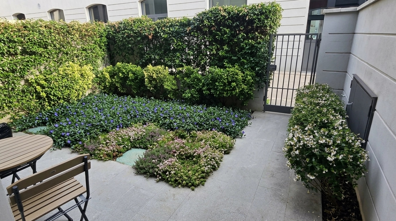 Yard design in no_style style — photo by GenRoom AI