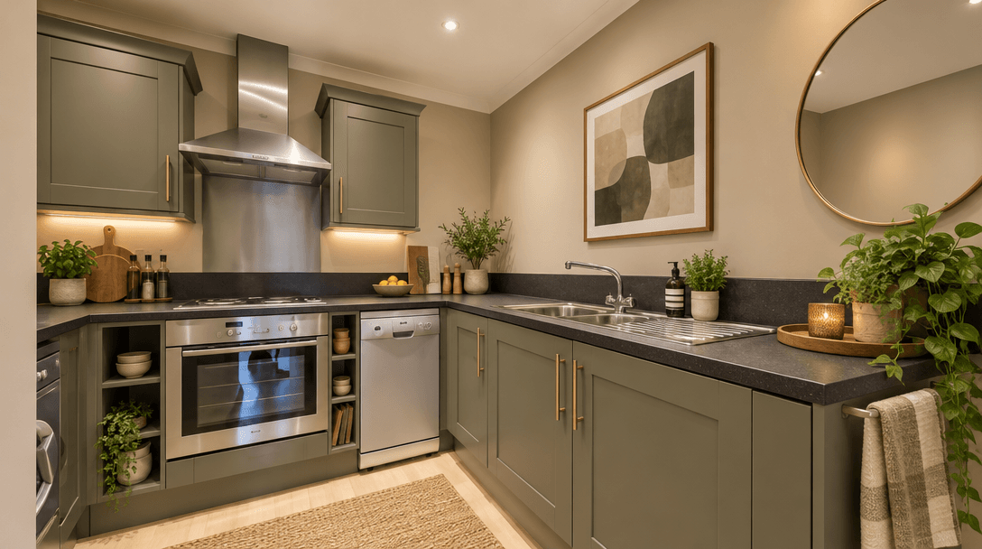 Kitchen interior in no_style style — photo by GenRoom AI