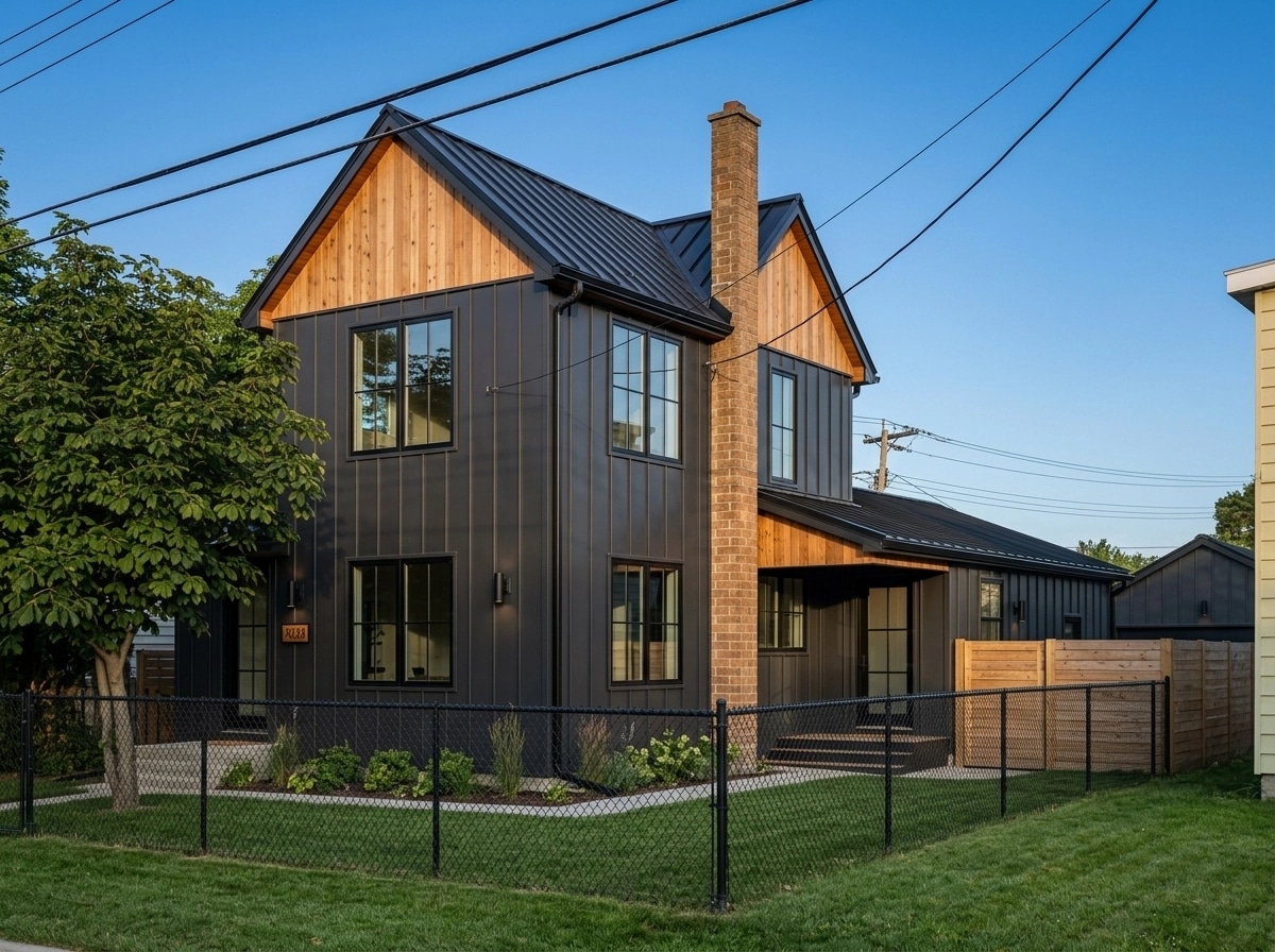 Facade design in Barnhouse Facade style — Facade by GenRoom AI
