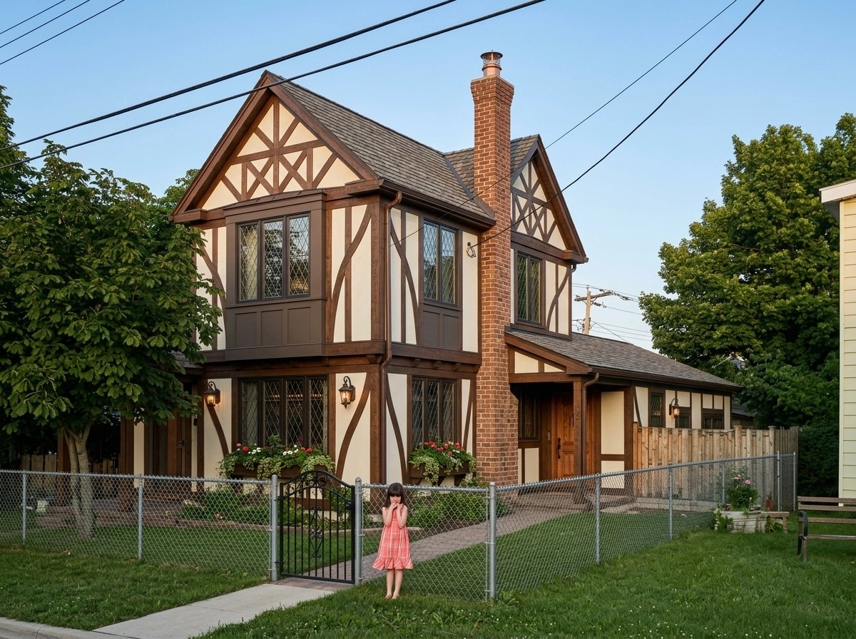 Facade design in Tudor Facade style — Facade by GenRoom AI
