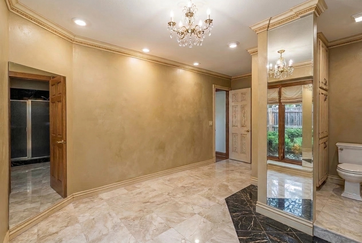 Bathroom interior in Neoclassic style — photo by GenRoom AI
