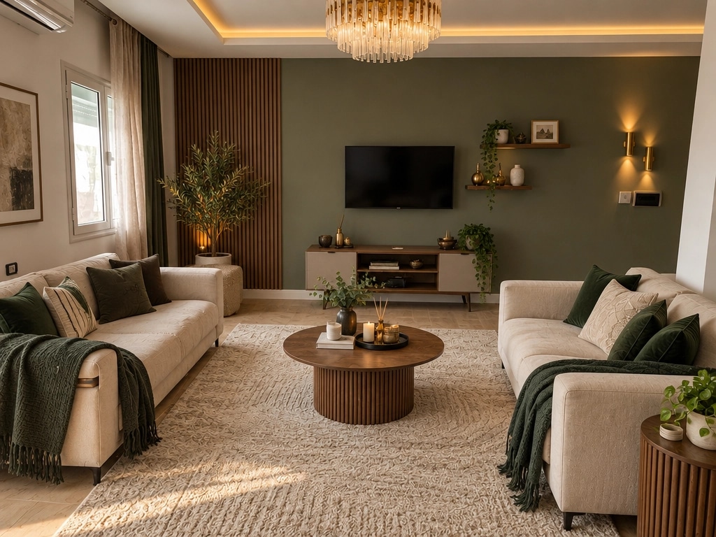 Interior design in Contemporary style — Living Room by GenRoom AI