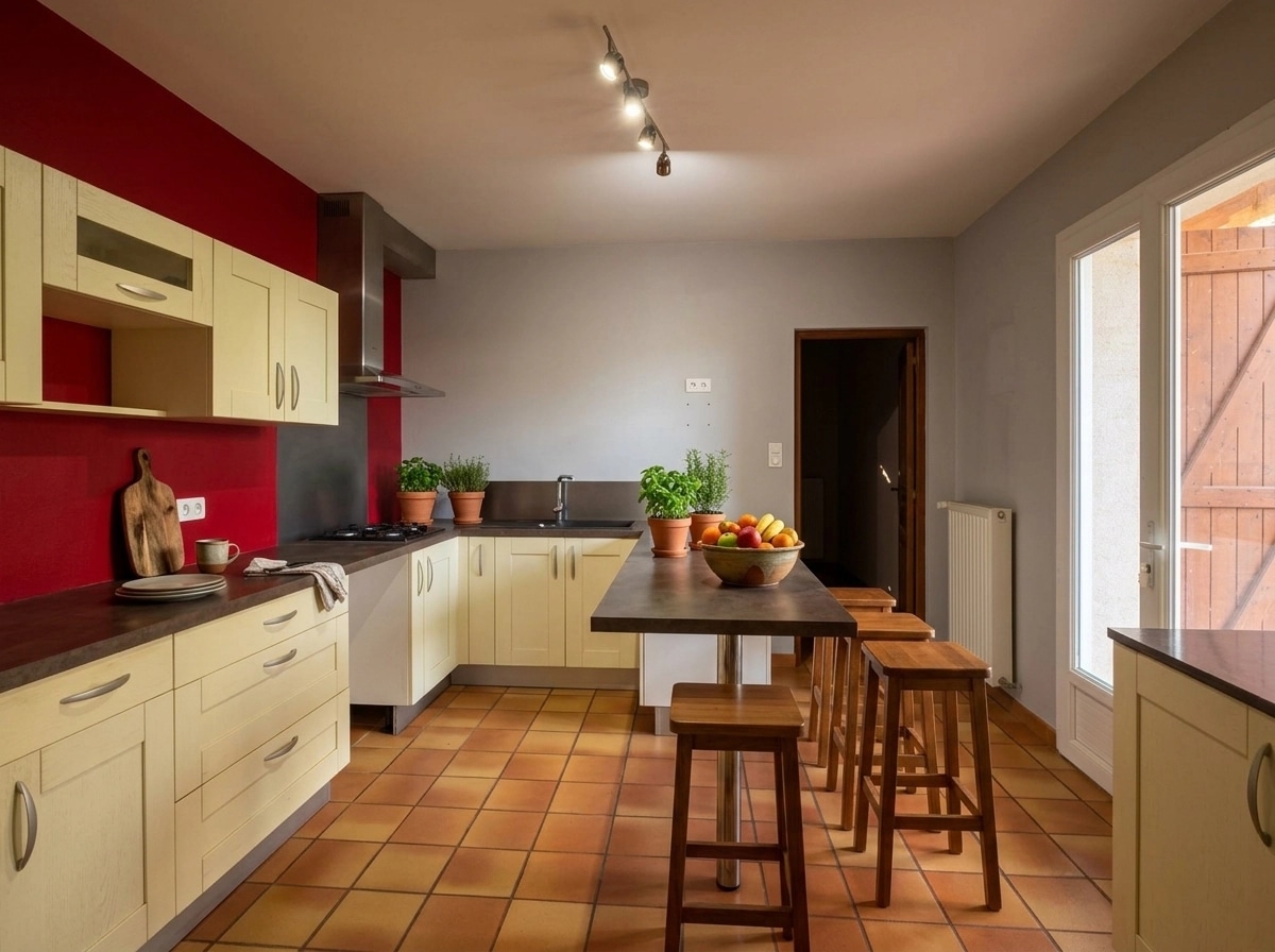 Kitchen interior in no_style style — photo by GenRoom AI