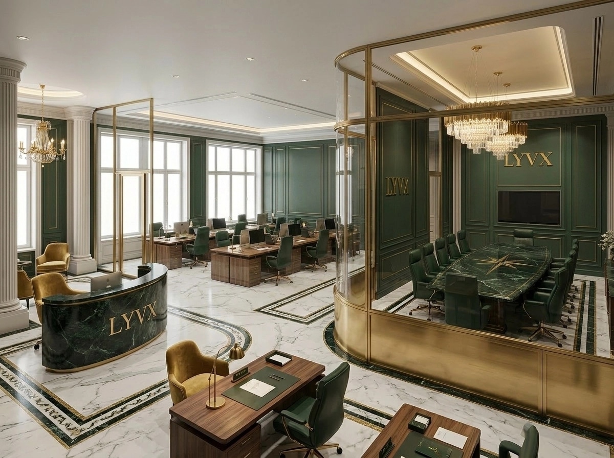 Interior design in Neoclassic style — office_space by GenRoom AI