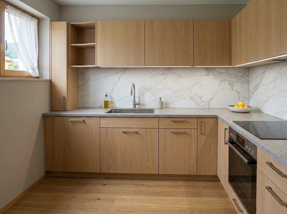 Kitchen interior in no_style style — photo by GenRoom AI