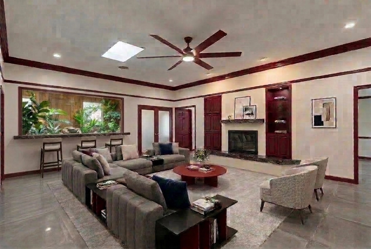 Interior design in Contemporary style — Living Room by GenRoom AI