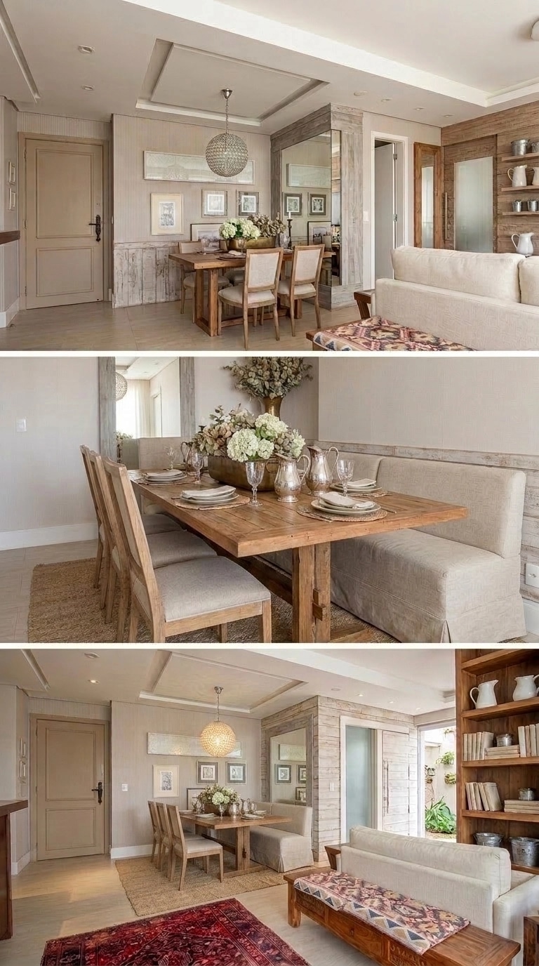 Interior design in Modern Farmhouse style — dining_room by GenRoom AI