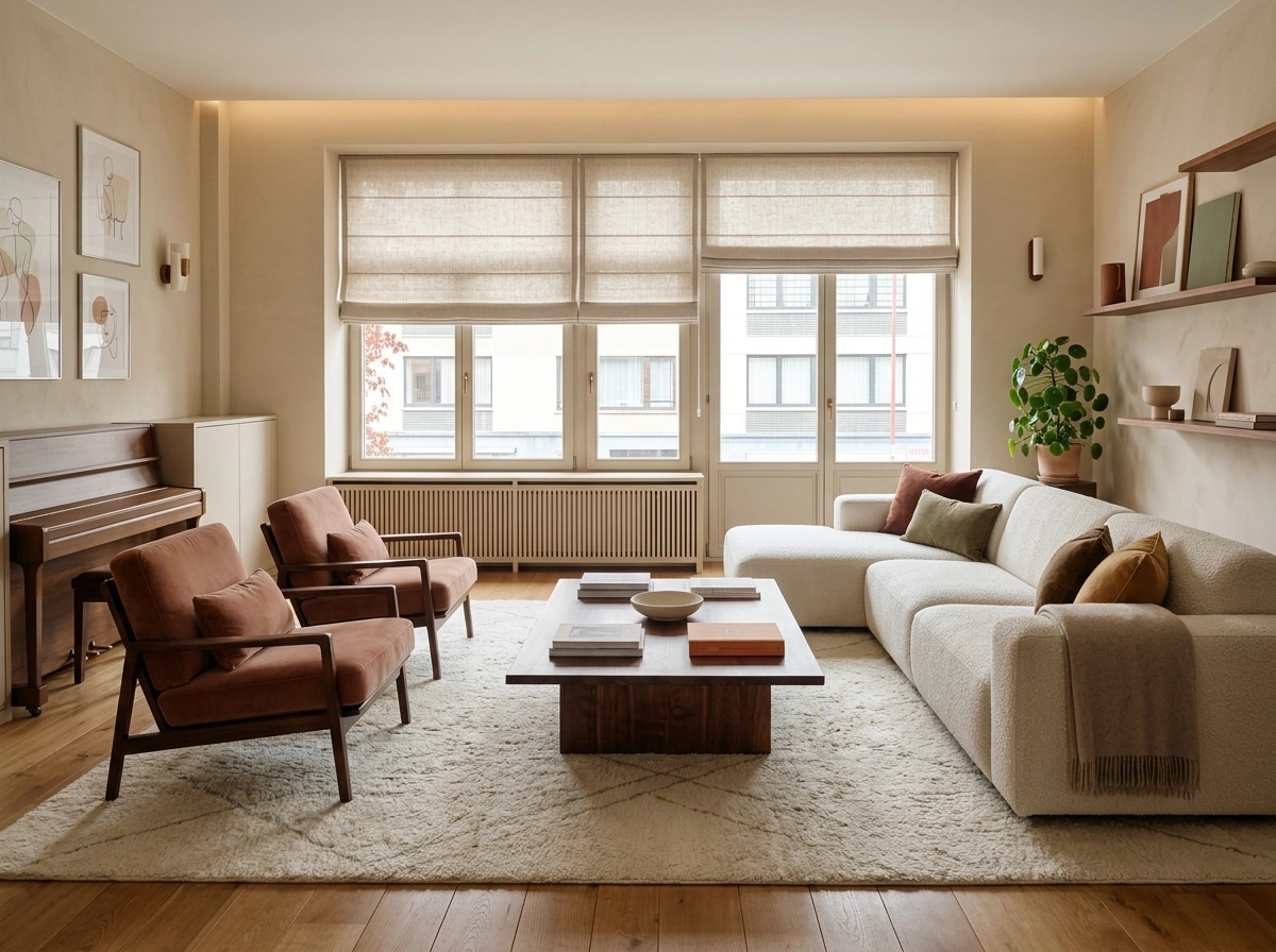 Interior design in Minimalism style — Living Room by GenRoom AI