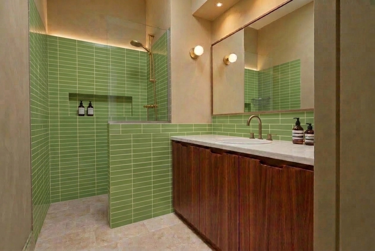 Bathroom interior in no_style style — photo by GenRoom AI