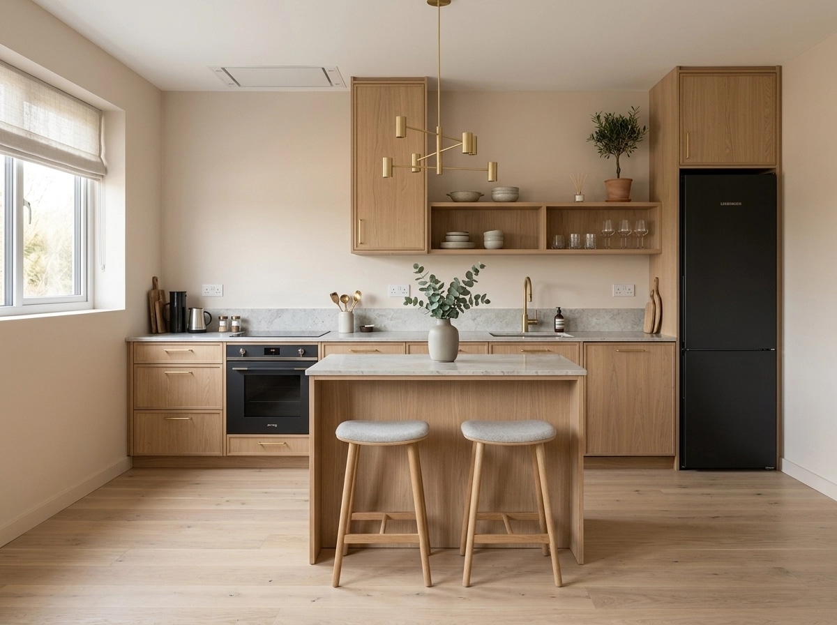 Scandinavian Kitchen design — interior photo by GenRoom AI