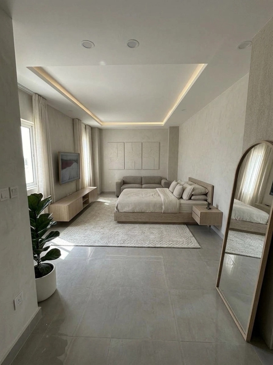 Minimalism Bedroom design — interior photo by GenRoom AI