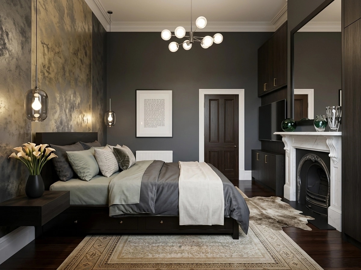 Contemporary Bedroom design — interior photo by GenRoom AI