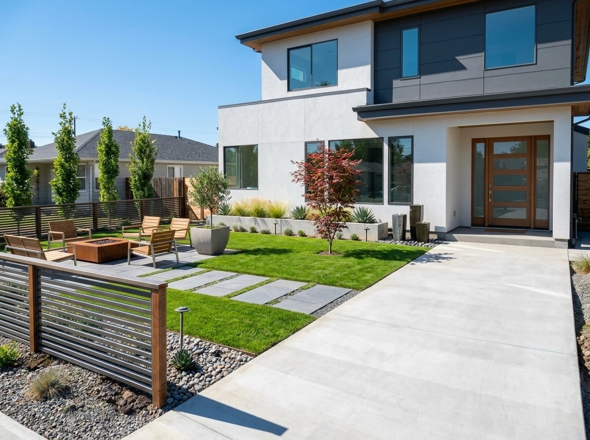 Contemporary Yard Yard design — yard photo by GenRoom AI