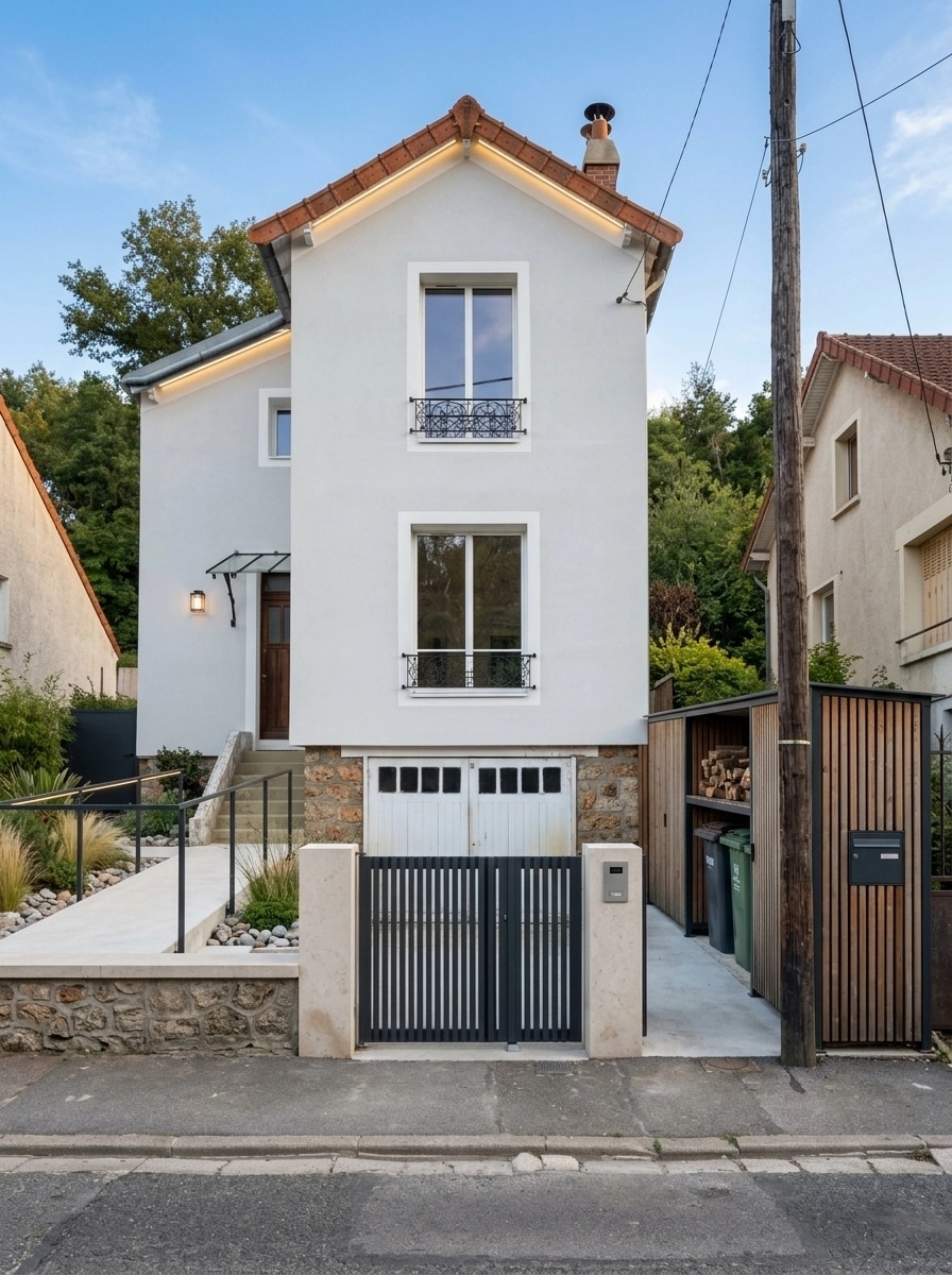 Scandinavian Facade Facade design — facade photo by GenRoom AI