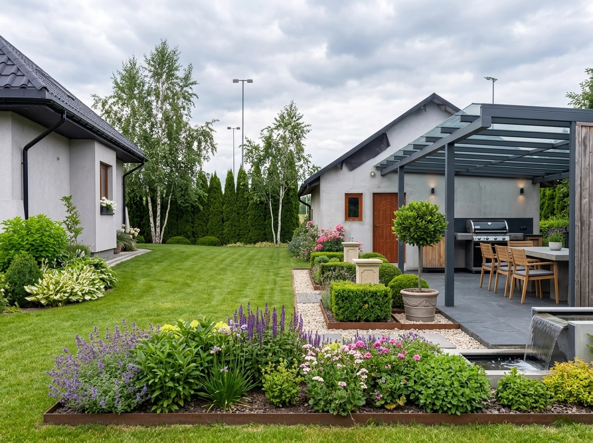 Landscape design in Contemporary Yard style — Yard by GenRoom AI
