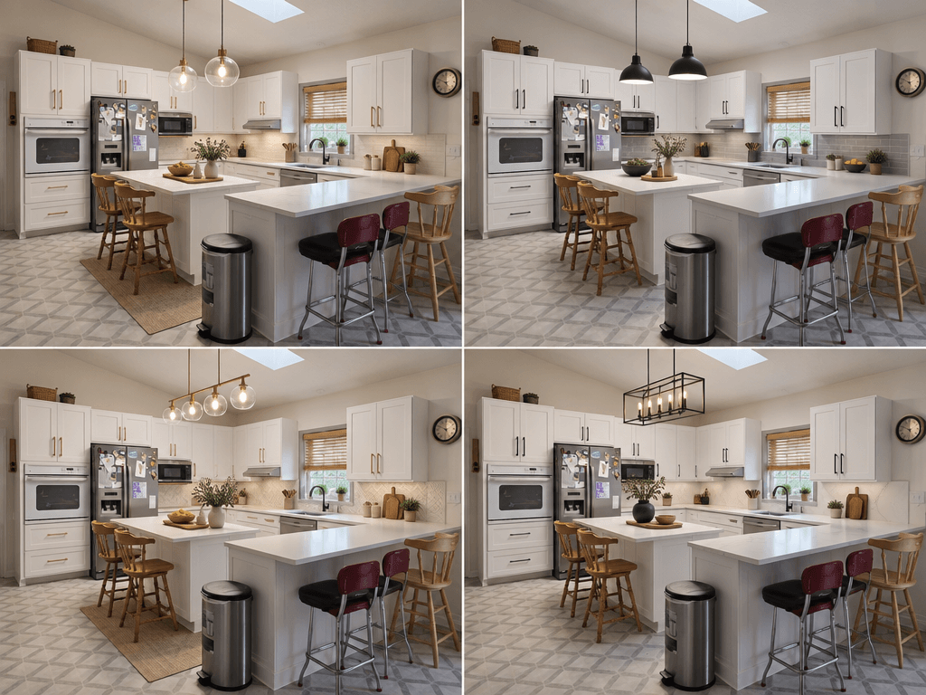 Kitchen interior in Contemporary style — photo by GenRoom AI