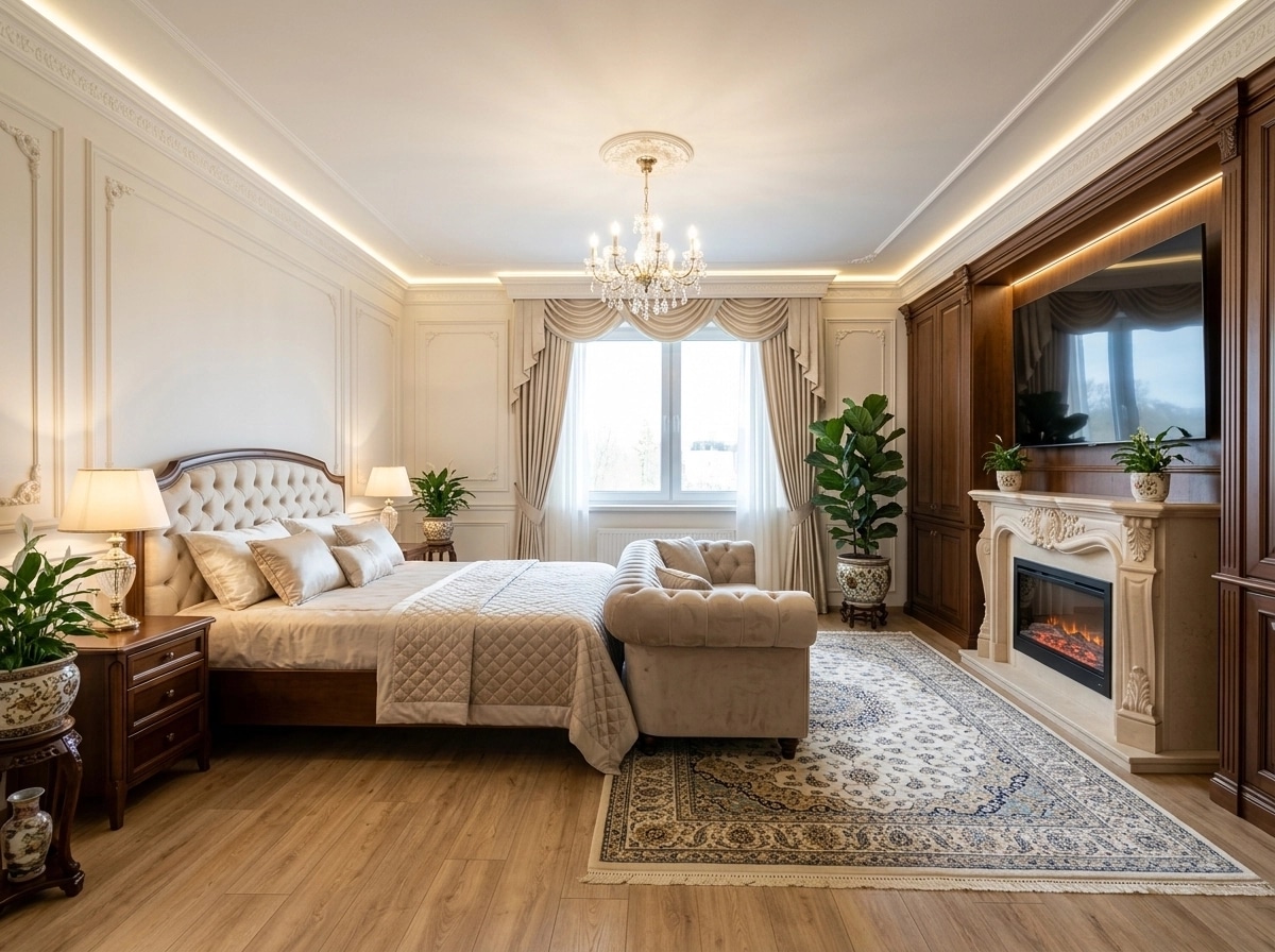 Interior design in Classic style — Bedroom by GenRoom AI