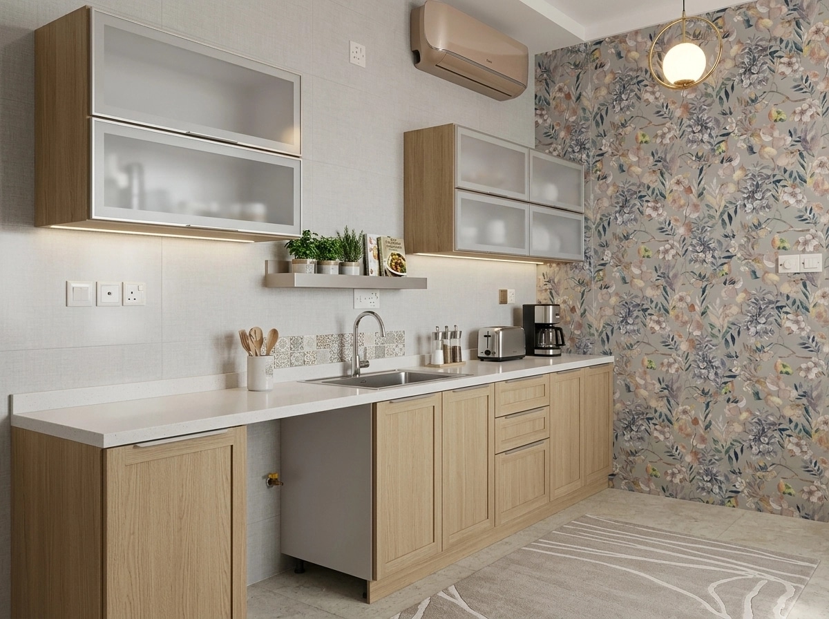 Interior design in Contemporary style — Kitchen by GenRoom AI