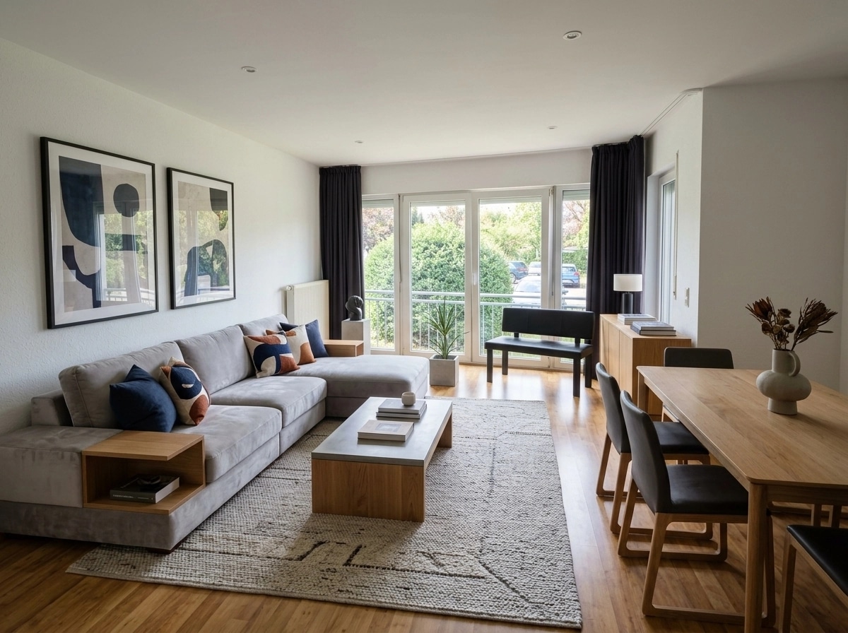 Interior design in Contemporary style — Living Room by GenRoom AI