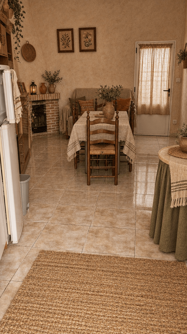 Interior design in Rustic style — dining_room by GenRoom AI