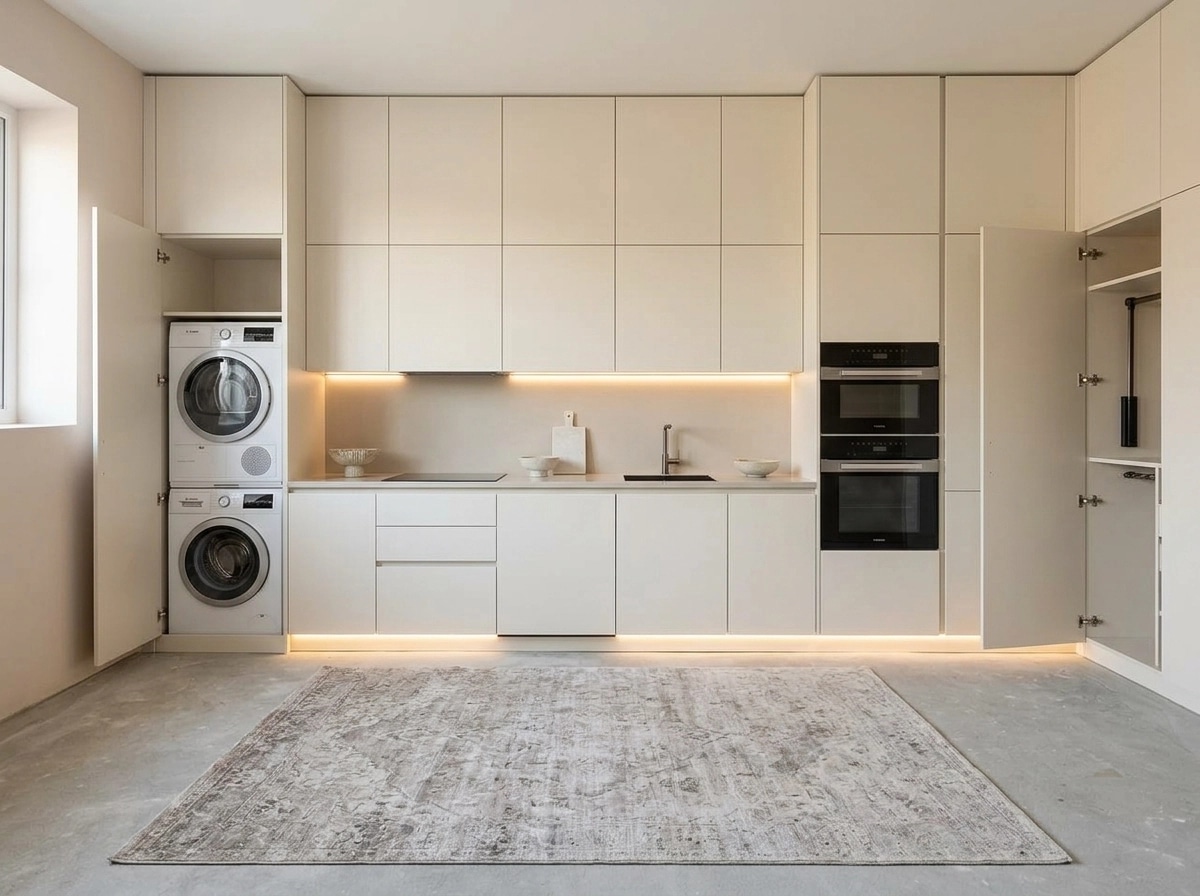 Minimalism Kitchen design — interior photo by GenRoom AI