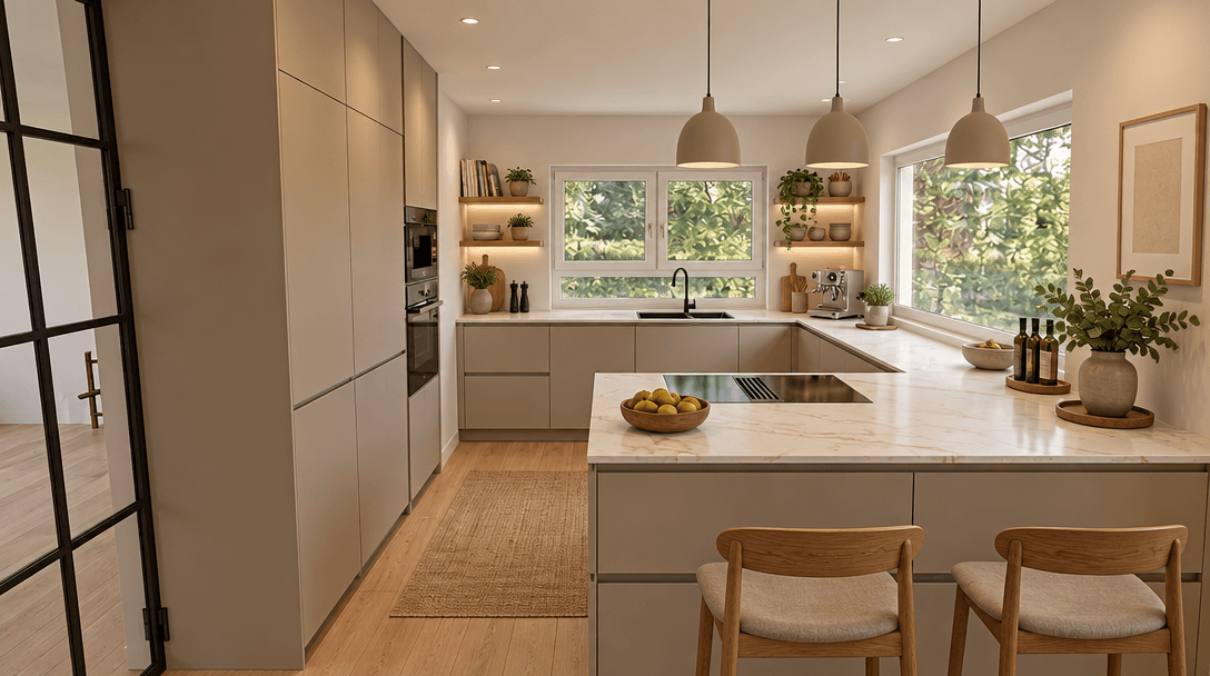 Kitchen interior in no_style style — photo by GenRoom AI