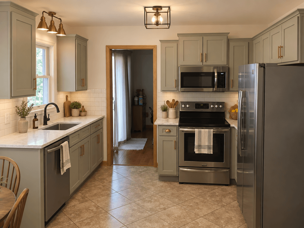 Modern Farmhouse Kitchen design — interior photo by GenRoom AI