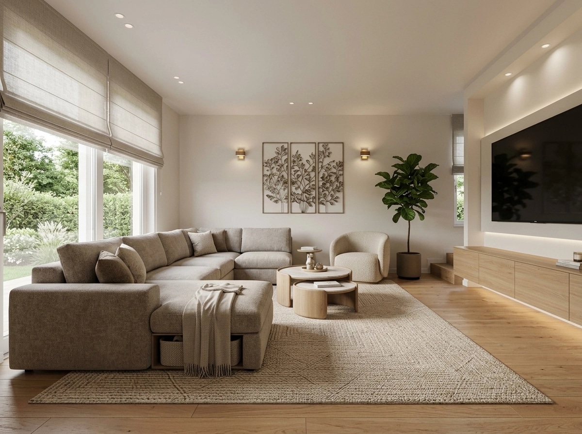 Interior design in Contemporary style — Living Room by GenRoom AI