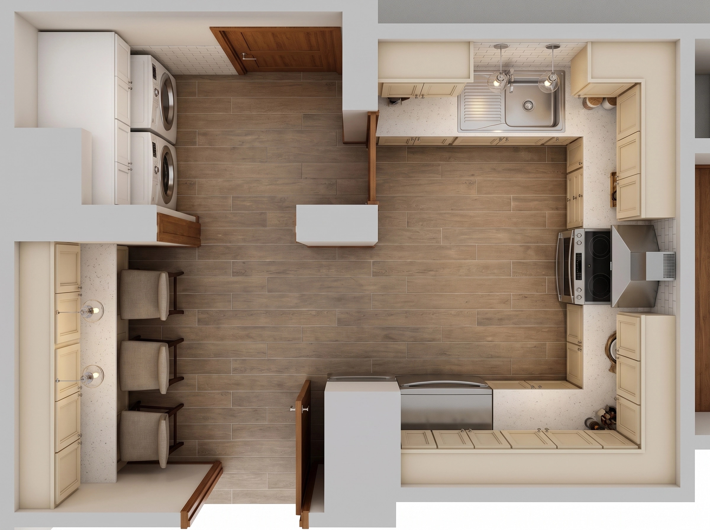 Interior design in Transitional style — Living Room by GenRoom AI