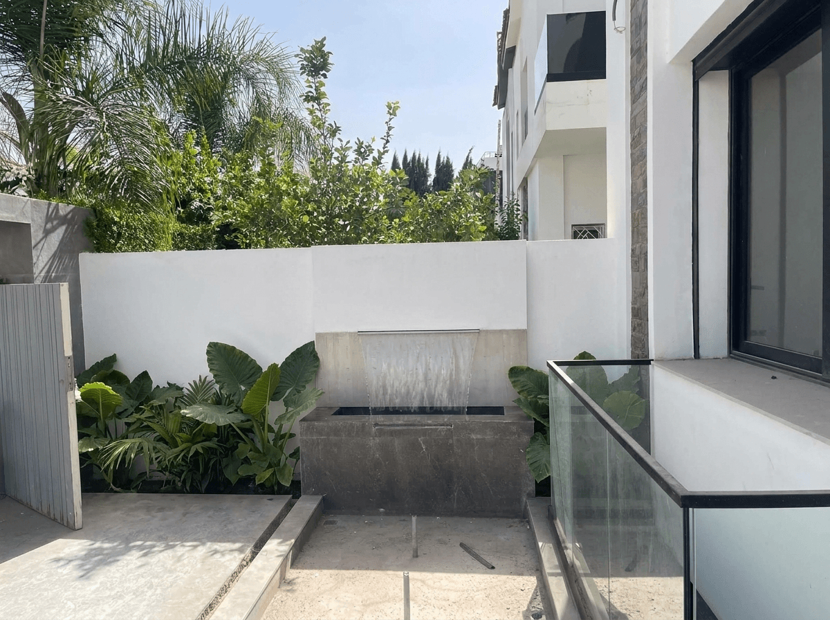Yard design in no_style style — photo by GenRoom AI