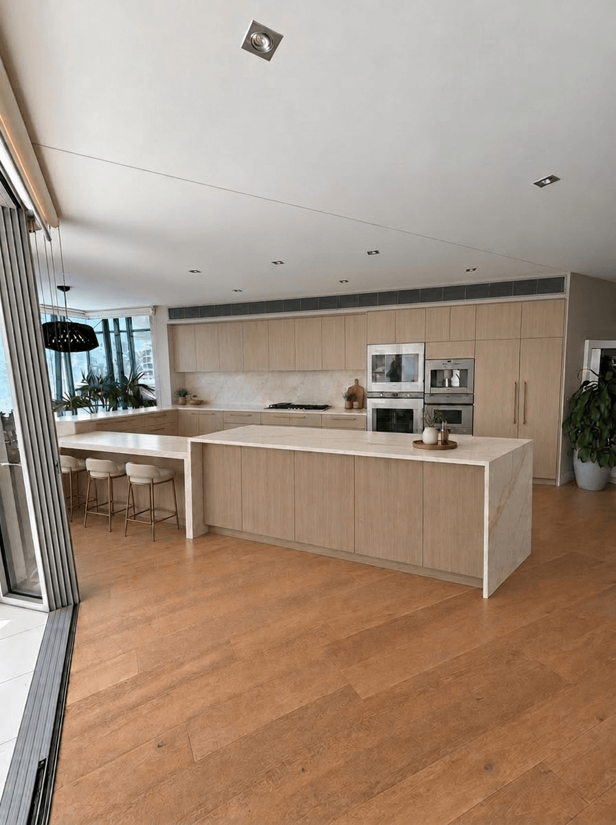 Minimalism Kitchen design — interior photo by GenRoom AI