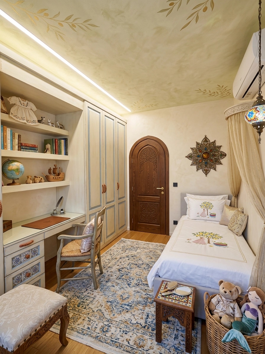 Interior design in Mediterranean style — Kids Room by GenRoom AI
