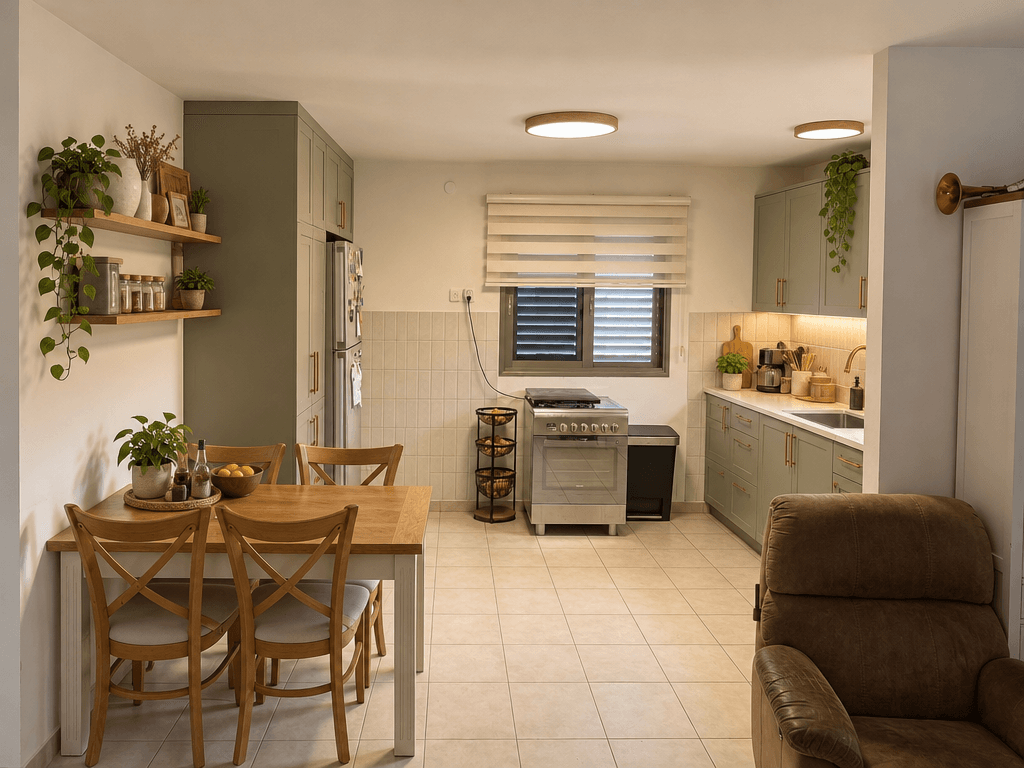 Design d'intérieur en style Rustic — Cuisine par GenRoom AI