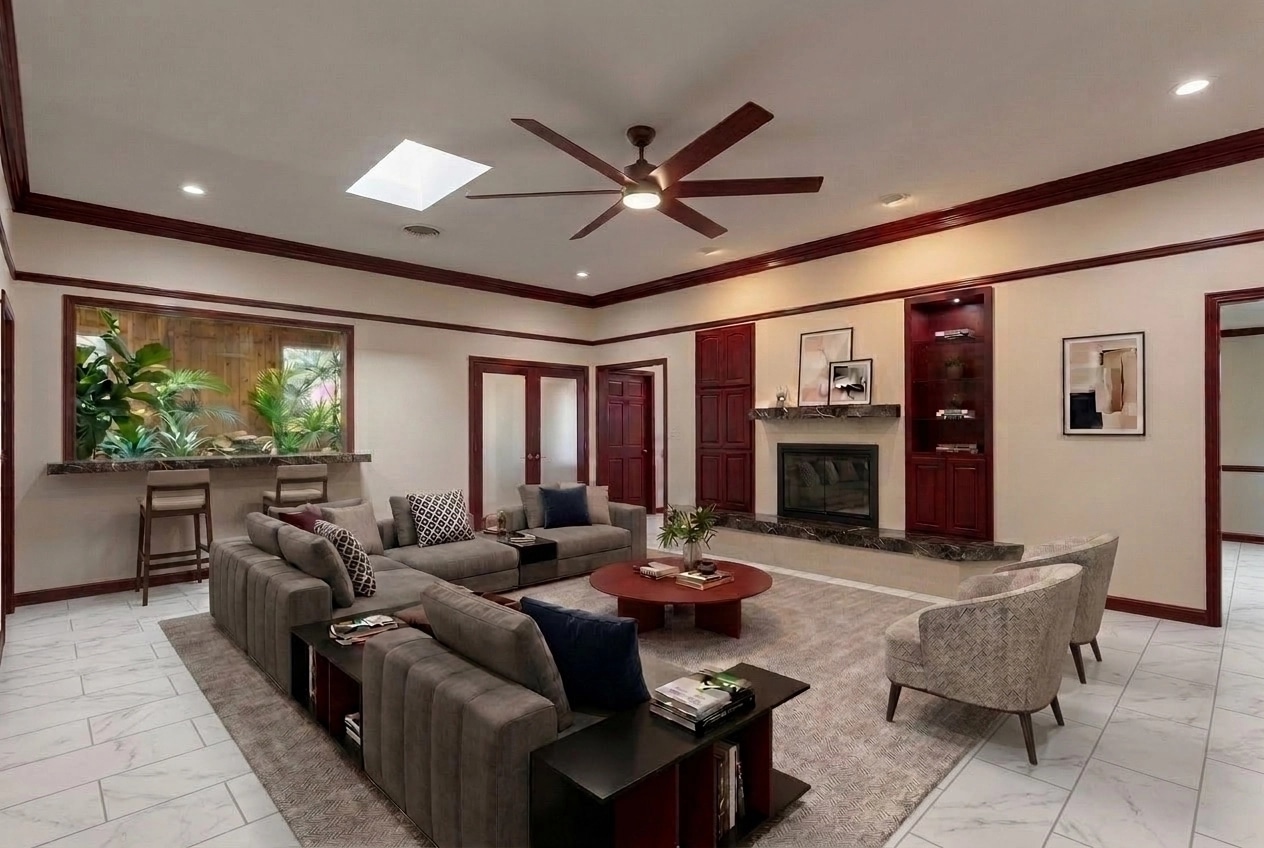 Interior design in Contemporary style — Living Room by GenRoom AI