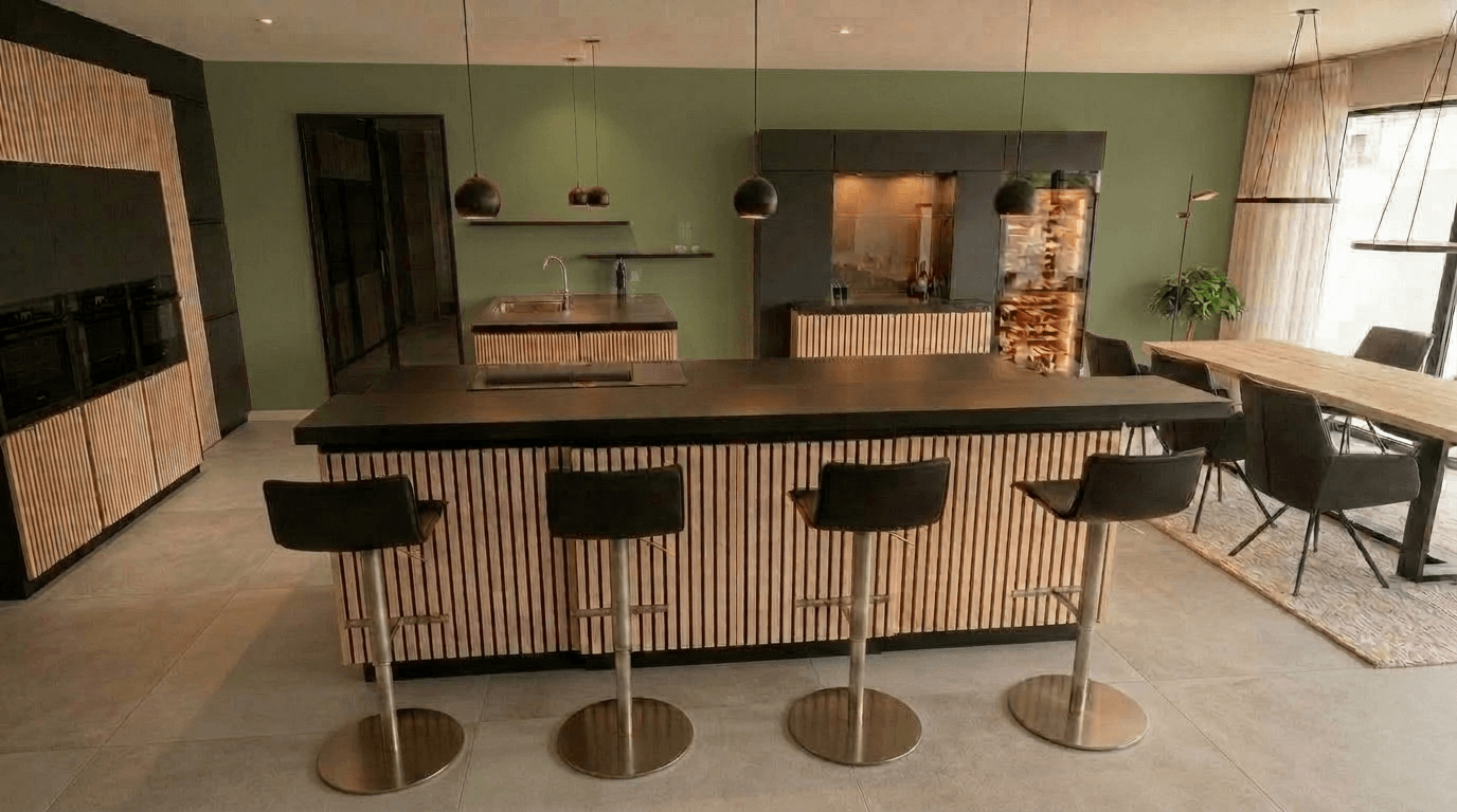 Kitchen interior in no_style style — photo by GenRoom AI