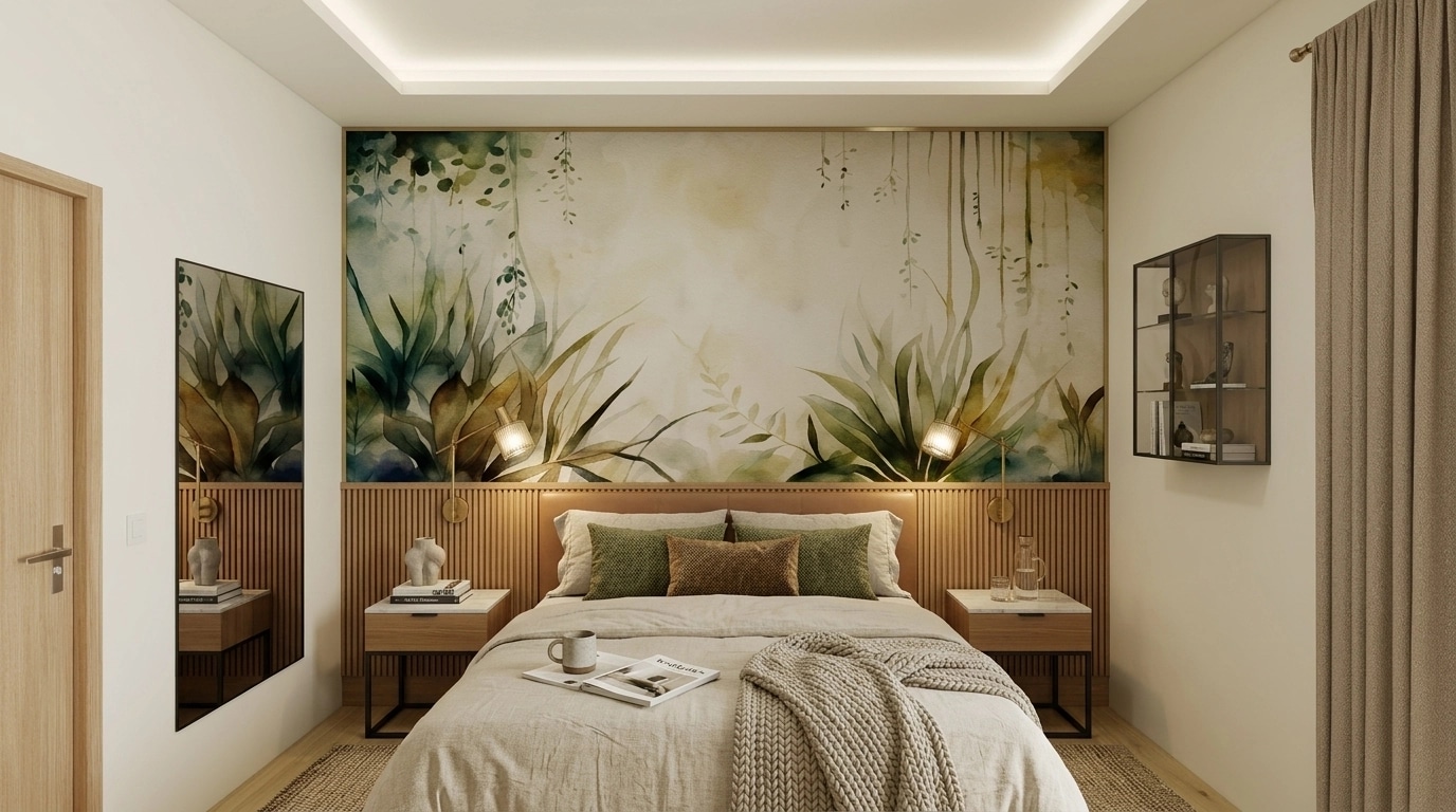 Contemporary Bedroom design — interior photo by GenRoom AI